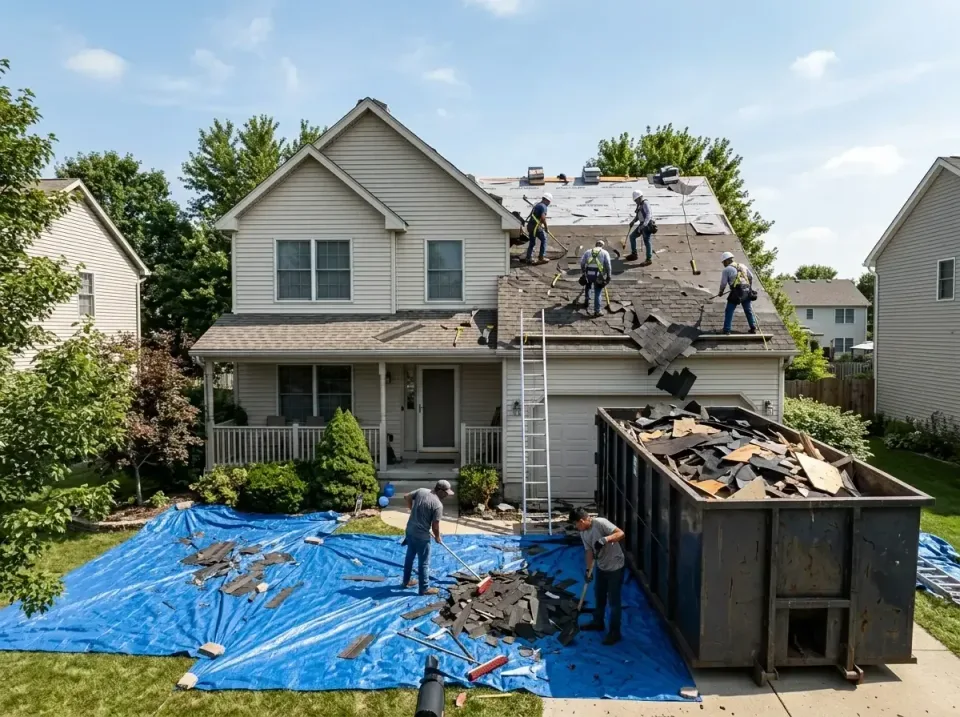 roof-replacement-debris-remova-004 — frequently asked questions, Cheapest Dumpster Rentals in Providence Village, TX